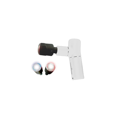 Medsense Absolute Power Road Warrior Massage Gun with LuminaTherm Hot/Cold & Red/Blue Light, USB-C Charging