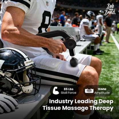 BOB AND BRAD D6 Pro Max+ Massage Gun with Heat & Cold, 16mm Amplitude, Deep Tissue Percussion Massager