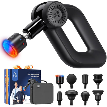 BOB AND BRAD D6 Pro Max+ Massage Gun with Heat & Cold, 16mm Amplitude, Deep Tissue Percussion Massager