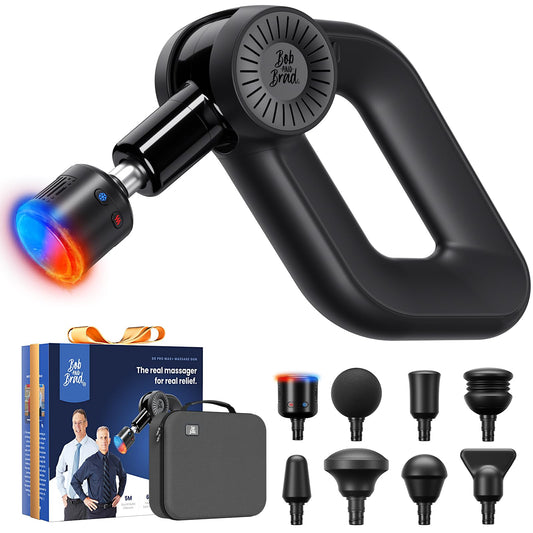 BOB AND BRAD D6 Pro Max+ Massage Gun with Heat & Cold, 16mm Amplitude, Deep Tissue Percussion Massager