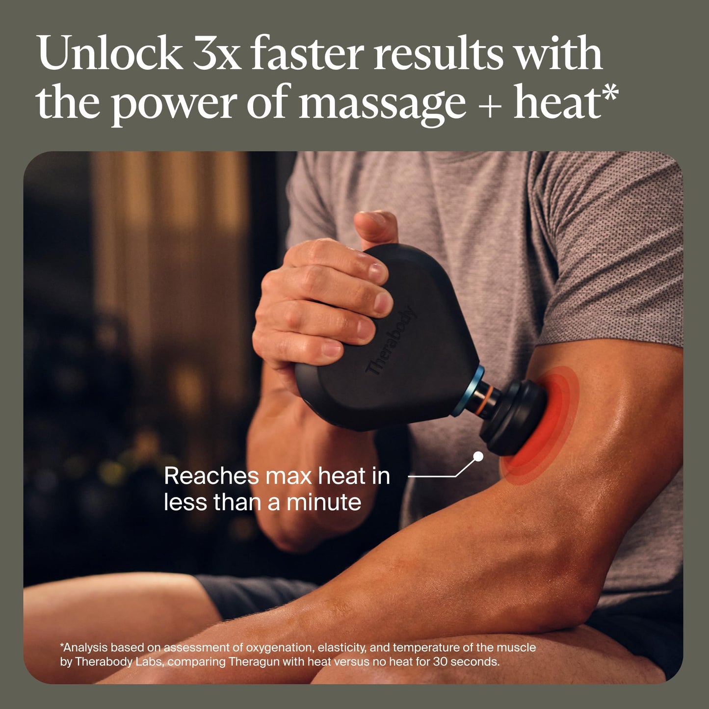 TheraGun Mini Plus Massage Gun, Portable Deep Tissue Massager with Heat for Fast Recovery